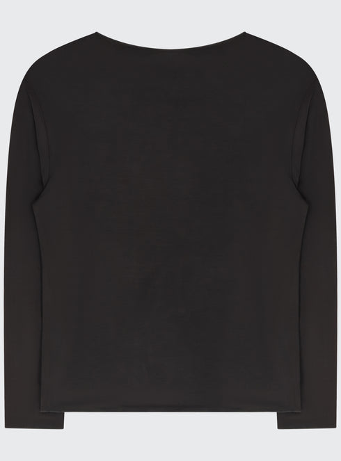 Feather LS Shirt Black - M120810HYB